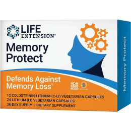 Вітаміни для поліпшення пам'яті Life Extension Memory Protect 36 Vegetarian Capsules Life Extension