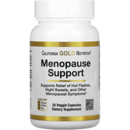 Підтримка при менопаузі California Gold Nutrition Menopause Support, 30 Veggie Capsules California Gold Nutrition