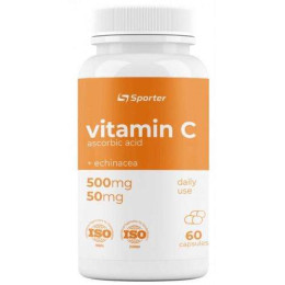 Вітамін С плюс ехінацея Sporter Vitamin C + Echinacea 60 капс Sporter