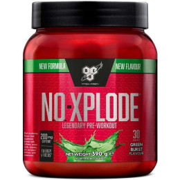 Предтренировочная смесь BSN N.O. Xplode 390g (Green Burst Kiwi Strawberry) BSN