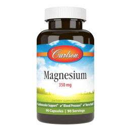 Magnesium, 350 mg, 90 Capsules Carlsson