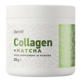 Колаген + Матча Ostrovit Collagen + Matcha 210 g OstroVit