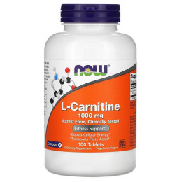 Карнитин Now Foods (L- Carnitine) 1000 мг 100 таблеток