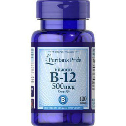 Витамин В-12 Puritan's Pride (Vitamin B-12) 500 мкг 100 таблеток