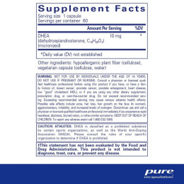 ДГЭА Pure Encapsulations (DHEA) 10 мг 60 капсул