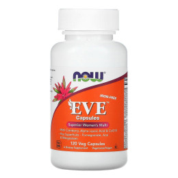 Витамины для женщин Ева Now Foods (Eve Capsules) 120 капсул