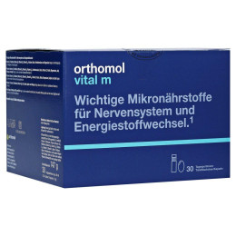 Orthomol Vital M, Ортомол Витал М, 30 дней (питьевые бутылочки/капсулы)