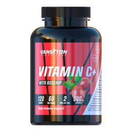 Витамин С с шиповником Vansiton (Vitamin C With Rose Hips) 120 таблеток