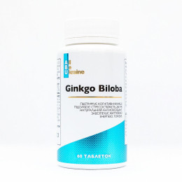 Гинкго Билоба ABU All Be Ukraine (Ginkgo Biloba) 60 таблеток