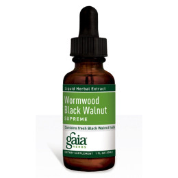 Екстракт полину і чорного горіха Gaia Herbs (Wormwood Black Walnut Supreme) 30 мл