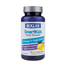 Биоглан Детская Омега-3 для мозга капсулы-желейки Bioglan (Omega-3 SmartKids Brain) для детей 30 шт