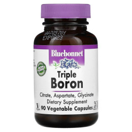 Потрійний бор Bluebonnet Nutrition (Triple Boron) 3 мг 90 капсул