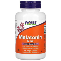 Мелатонин Now Foods (Melatonin) 5 мг 180 капсул