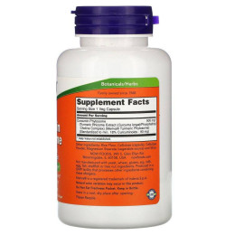 Фитосомы куркумина Now Foods (Curcumin Phytosome Bio-Enhanced Turmeric Extract) 60 растительных капсул