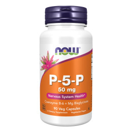 P-5-P 50mg - 90 vcaps Now Foods