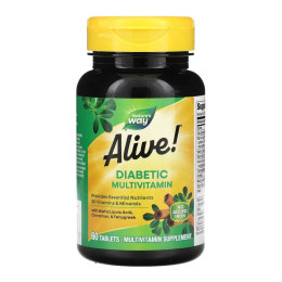 Diabetic Multivitamin - 60 tabs Nature's Way