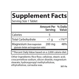 Chelated Magnesium Glycinate - 180 tabs Carlson Laboratories