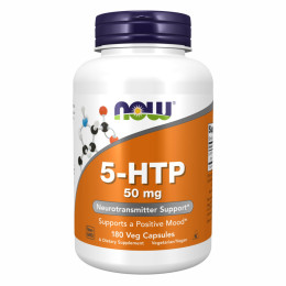 5-HTP 50mg - 180 vcaps Now Foods