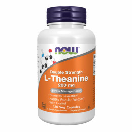 L-Theanine 200mg - 120 vcaps Now Foods