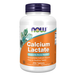 Calcium Lactate - 250 tabs Now Foods