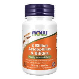 8 Billion Acidophilus & Bifidus - 60 vcaps Now Foods