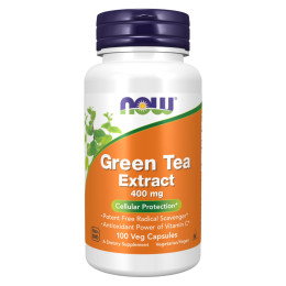 Green Tea Extract 400mg - 100 vcaps Now Foods