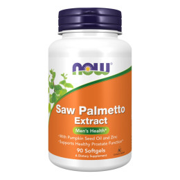 Saw Palmetto Extract 80mg - 90 sgels Now Foods