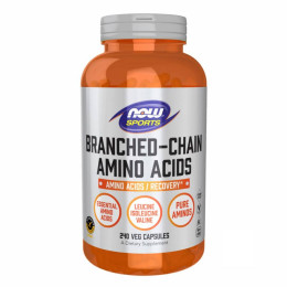 Branched-Chain Amino Acids - 240 vcaps Now Foods