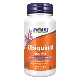 Ubiguinol 100mg - 60 sgels Now Foods