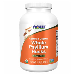 Whole Psyllium Husks - 340g Now Foods