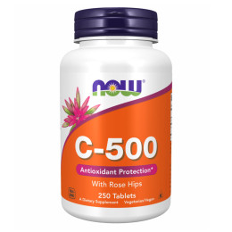 C-500 with Rose Hips - 250 tabs Now Foods