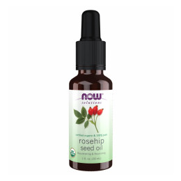 Organic Rose Hip Seed Oil - 30ml Now Foods