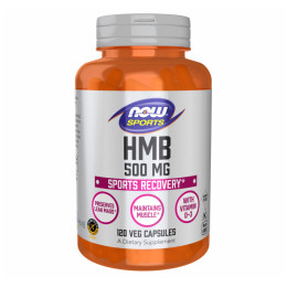 HMB 500mg - 120 vcaps Now Foods