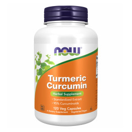 Turmeric Curcumin Extract - 120 vcaps Now Foods