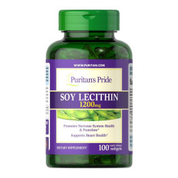 Soy Lecithin 1200 mg - 100 softgels Puritans Pride