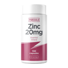 Zinc 20mg - 100 tabs Pure Gold