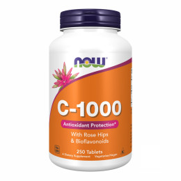 C-1000 RH NO TR - 250 tabs Now Foods