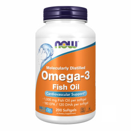 Omega-3 1000mg - 200 sgels Now Foods