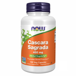 Cascara Sagrada 450 mg - 100 vcaps Now Foods