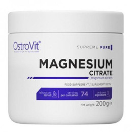 Магний цитрат, MAGNESIUM CITRATE, OstroVit, 200 г