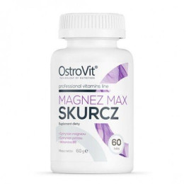 Протисудомний препарат, MAGNEZ MAX SKURCZ, OstroVit, 60 таблеток