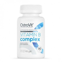 Вітамін В комплекс, VITAMIN B COMPLEX, OstroVit, 90 таблеток