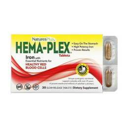 Hema-Plex - 30 tabs (blister) Nature's Plus