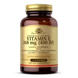 Vitamin E 268 mg (400 IU) Mixed - 50 softgels Solgar