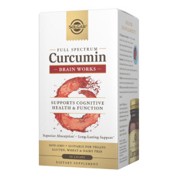 Full Spectrum Curcumin Brain Works - 90 Licaps Solgar