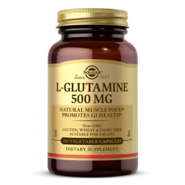 L-Glutamine 500mg - 100 vcaps Solgar