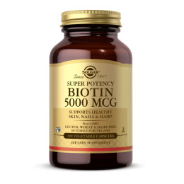 Biotin 5000mcg - 100 vcaps Solgar