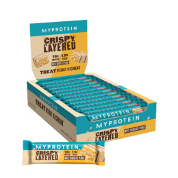 Crispy Layered - 12x58g White Chocolate Peanut Myprotein