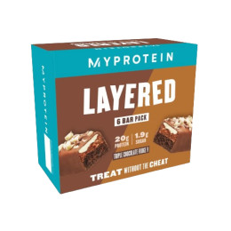 Layered Bar - 12x60g Triple Chocolate Fudge Myprotein