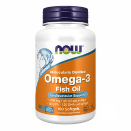 Omega-3 1000mg - 100 sgels Now Foods